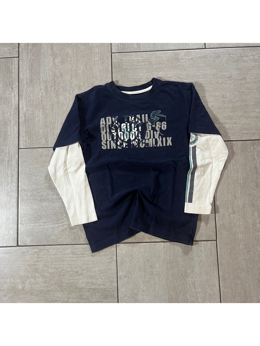 GAP Kids Layered Look Long Sleeve Shirt Small